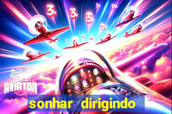 sonhar dirigindo carro jogo do bicho